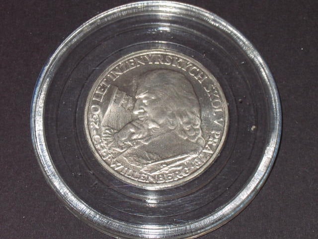 10 Kčs 1957 250.výročí inženýrských škol v Praze