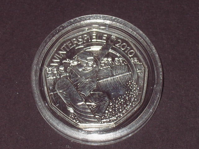 Rakousko 5 EUR 2010 zimní olympiáda