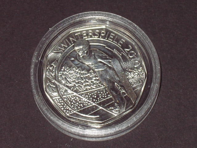 Rakousko 5 EUR 2010 zimní olympiáda