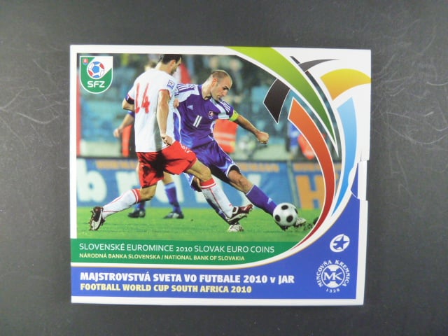 2010 ročníková sada euromincí majstrovstvá sveta vo futbale v JAR
