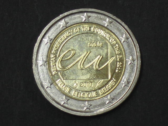Belgie 2 EUR 2010 pamětní