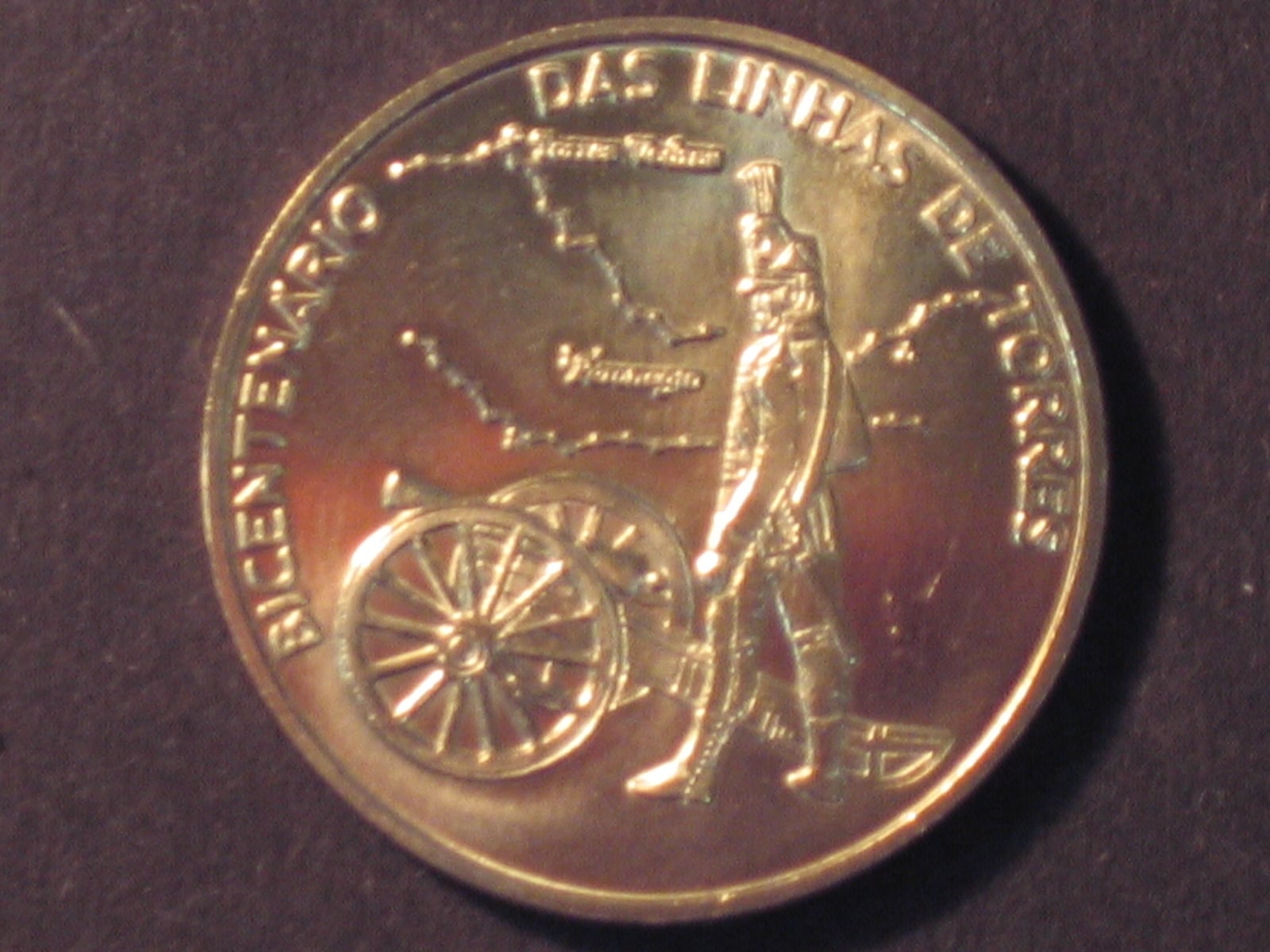 Portugalsko 2,5 EUR 2010 Bicentenario das Linhas de Torres