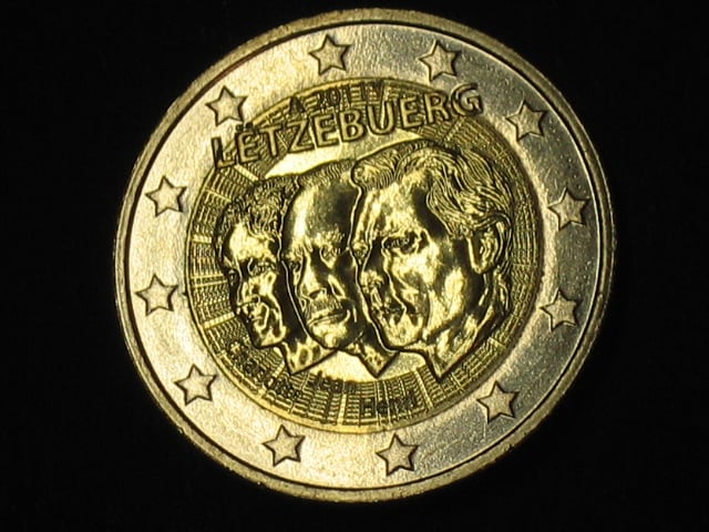 Luxemburg 2 EUR 2011 pamětní