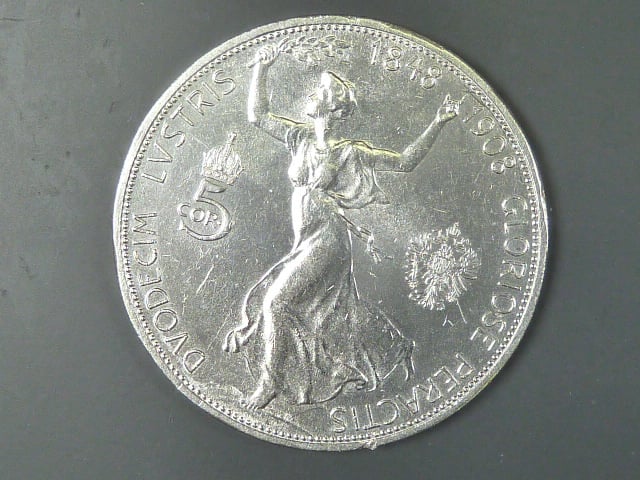 5 Koruna 1908 Jubilejní