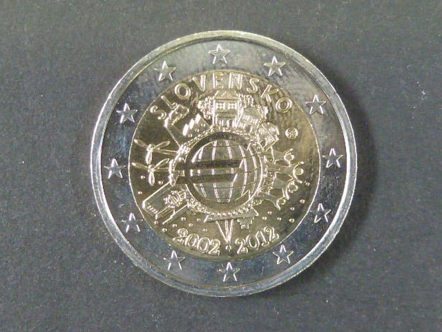 Slovensko 2 EUR 2012 pamětní - SPOLEČNÉ VYDÁNÍ