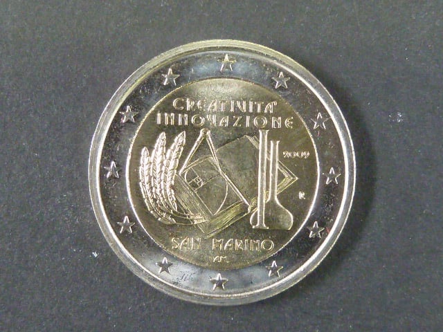 San Marino 2 EUR 2009 - pamětní