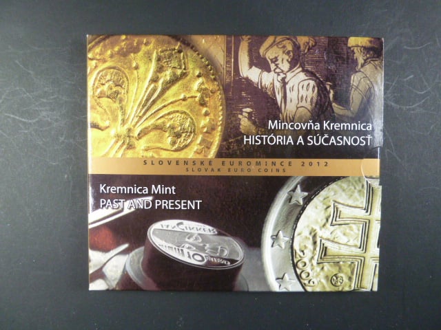 2012 ročníková sada mincí Mincovna Kremnica + CD