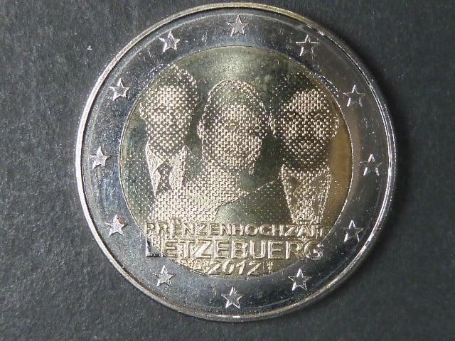 Luxemburg 2 EUR 2012 pamětní