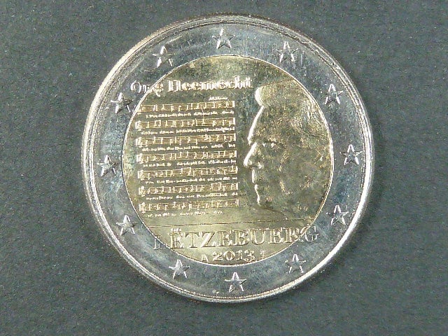 Luxemburg 2 EUR 2013 pamětní