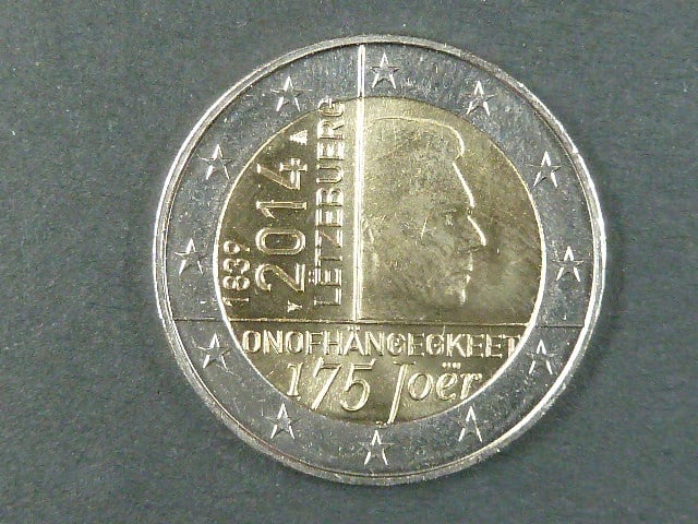 Luxemburg 2 EUR 2014 pamětní