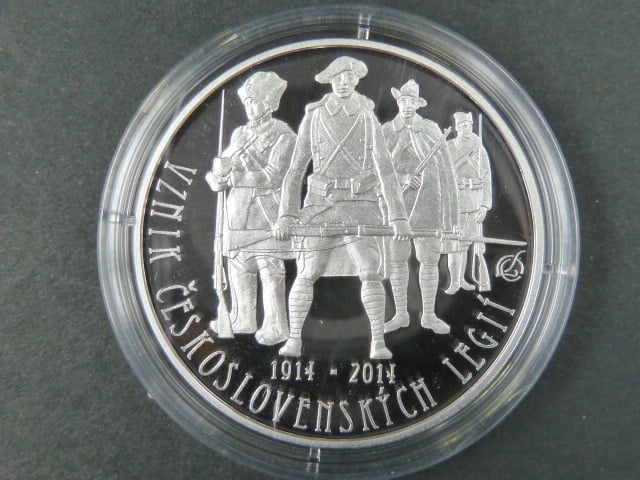 200 Kč 2014 100.výročí založení československých legií