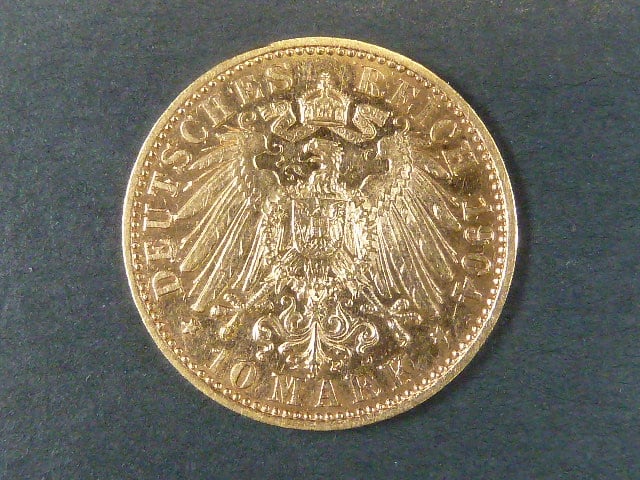 Prusko 10 Mark 1904 A