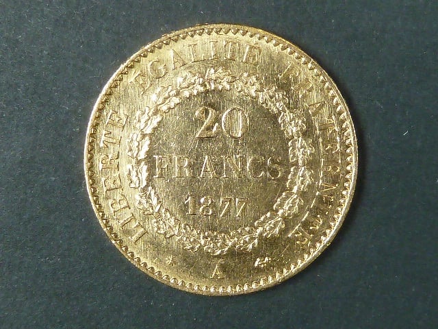 20 Frank 1877 A