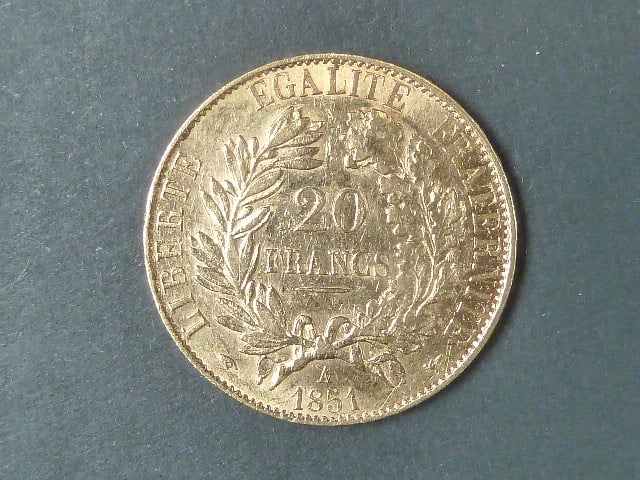 20 Frank 1851 A
