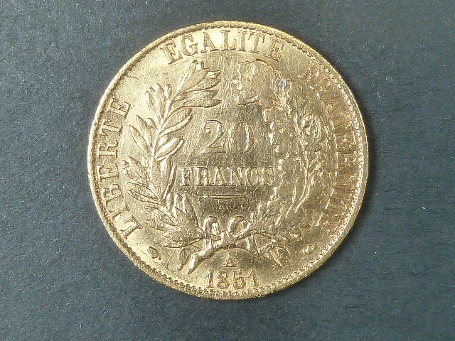 20 Frank 1851 A