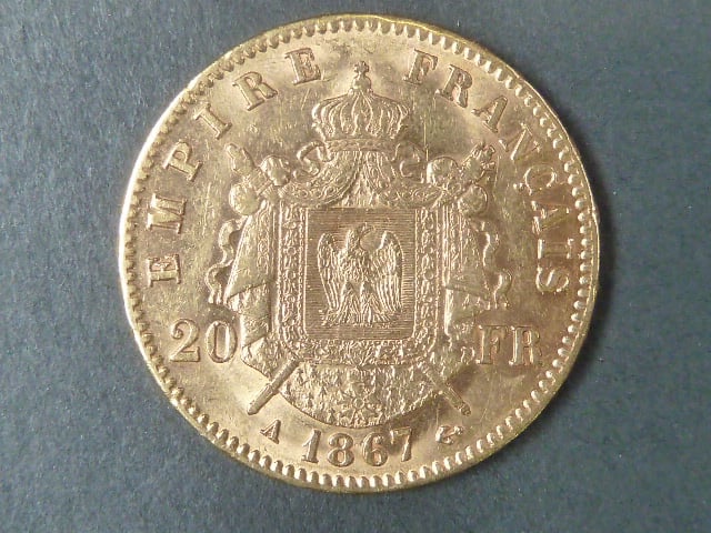 20 Frank 1867 A