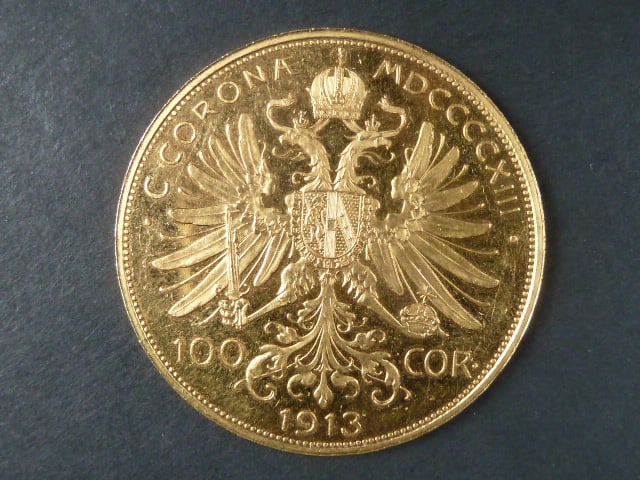 100 Koruna 1914, bezvadný stav