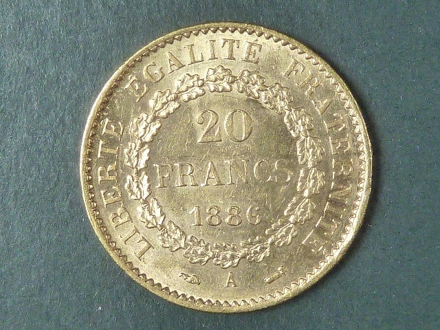 20 Frank 1886 A