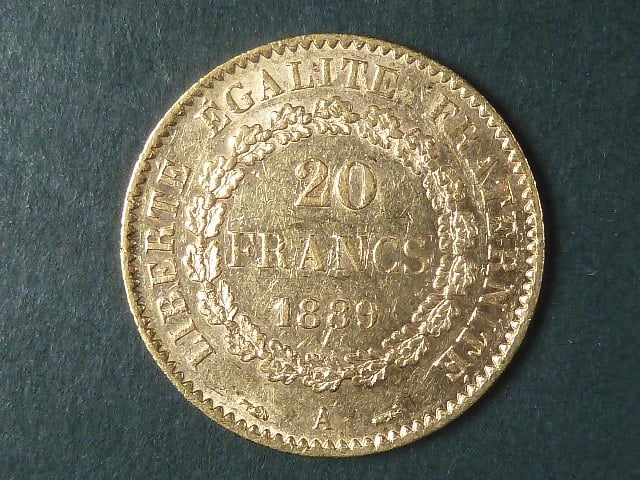 20 Frank 1889 A