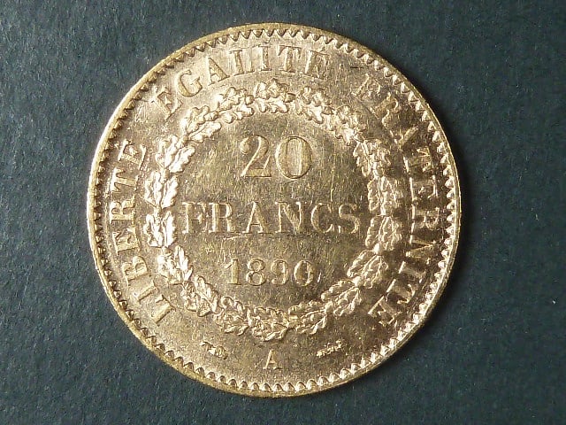 20 Frank 1890 A