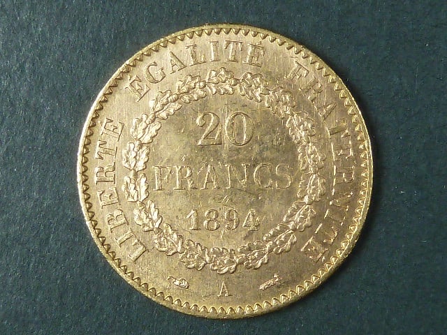 20 Frank 1894 A
