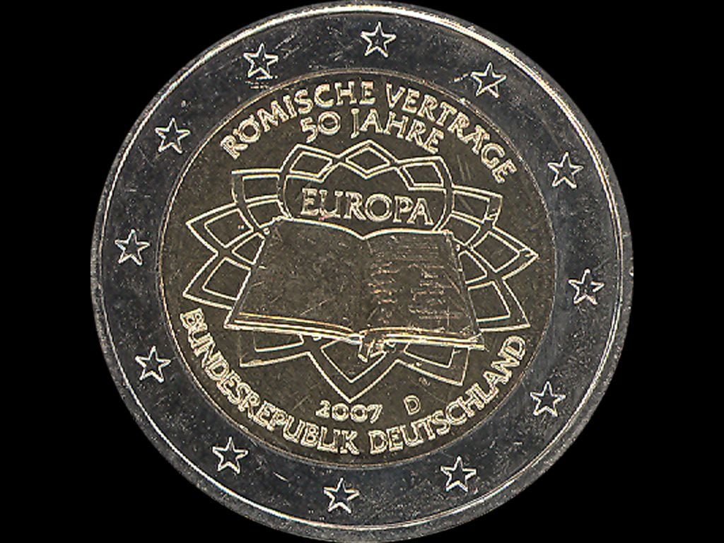 Německo 2 EUR 2007 F pamětní - SPOLEČNÉ VYDÁNÍ
