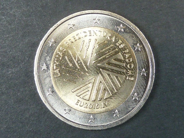Lotyšsko 2 EUR 2015 pamětní