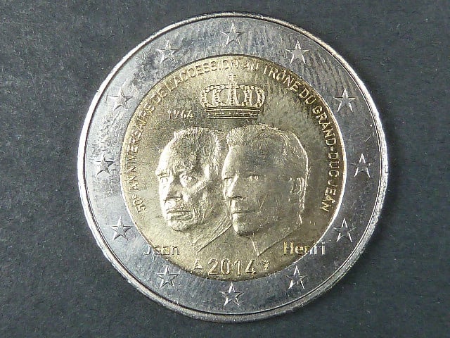 Luxemburg 2 EUR 2014 pamětní II.