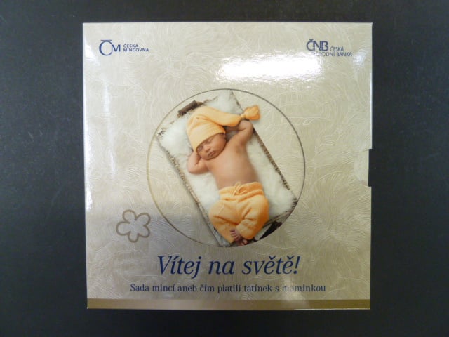 sada 2016 s motivem narození dítěte + žeton