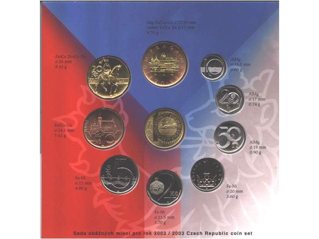 sada 2003 - 10.let ČR, žeton