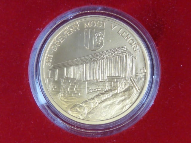 5000 Kč 2013  dřevěný most v Lenoře