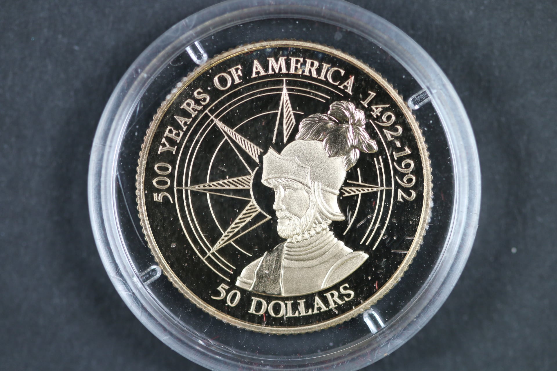 50  Dollars 1993 500.Years of America, Au 583, 7,776g