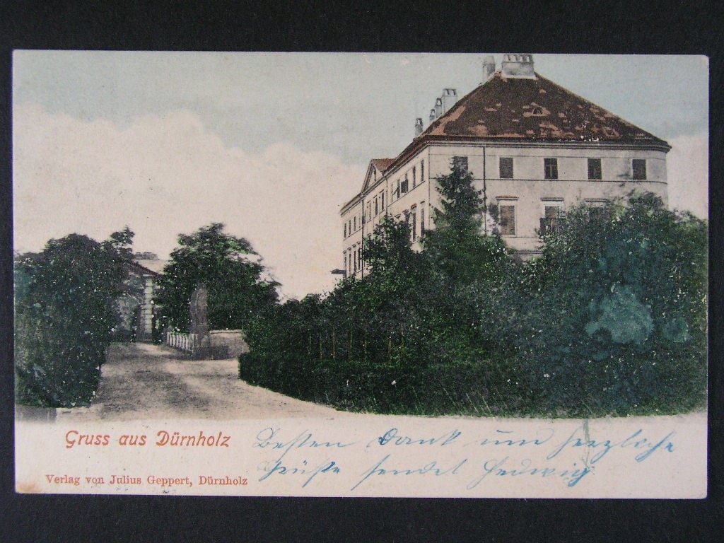 Drnholec okr. Břeclav, prošlá 1902