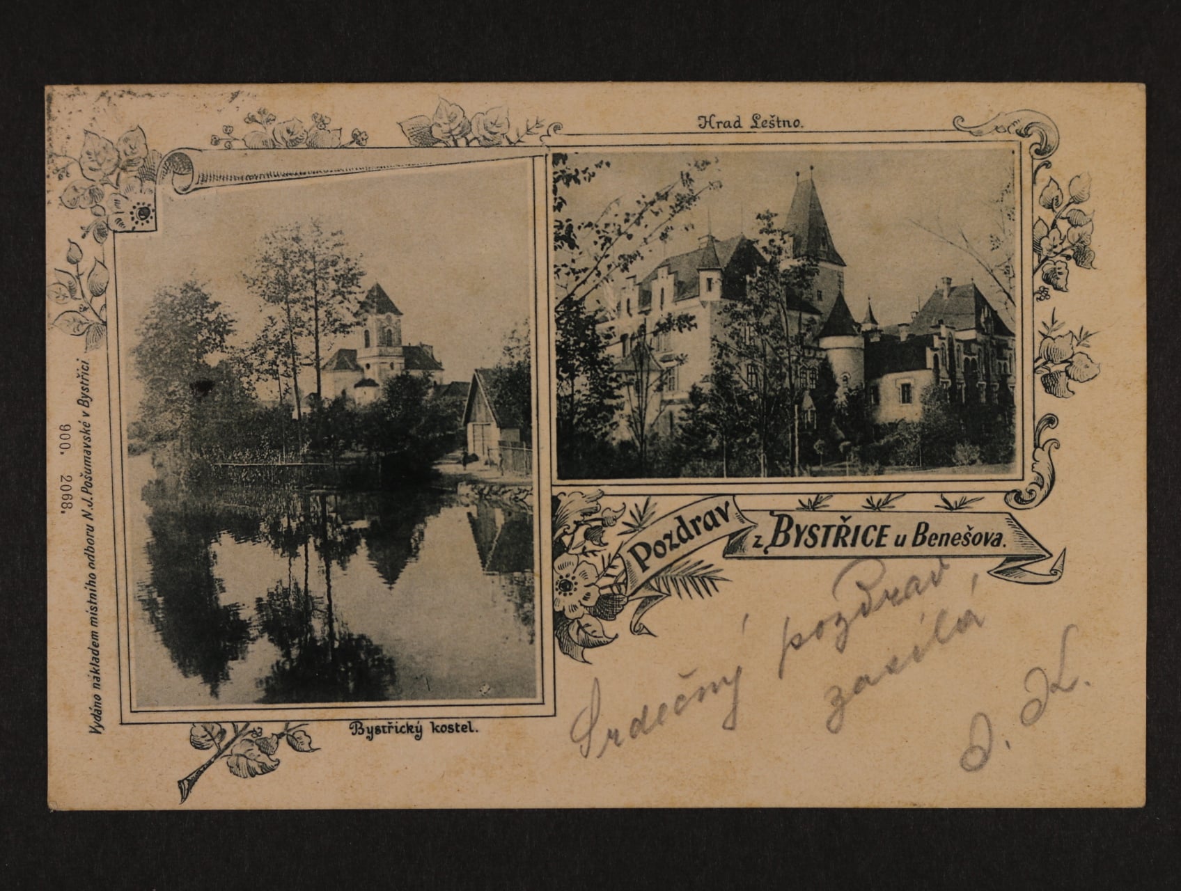 Bystřice u Benešova, prošlá 1901