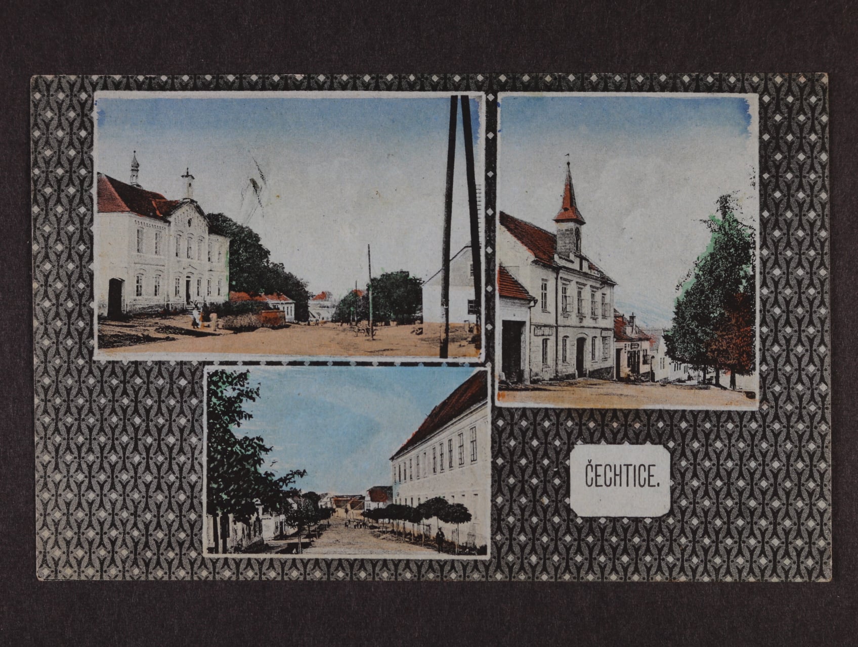 Čechtice okr. Benešov, prošlá 1924