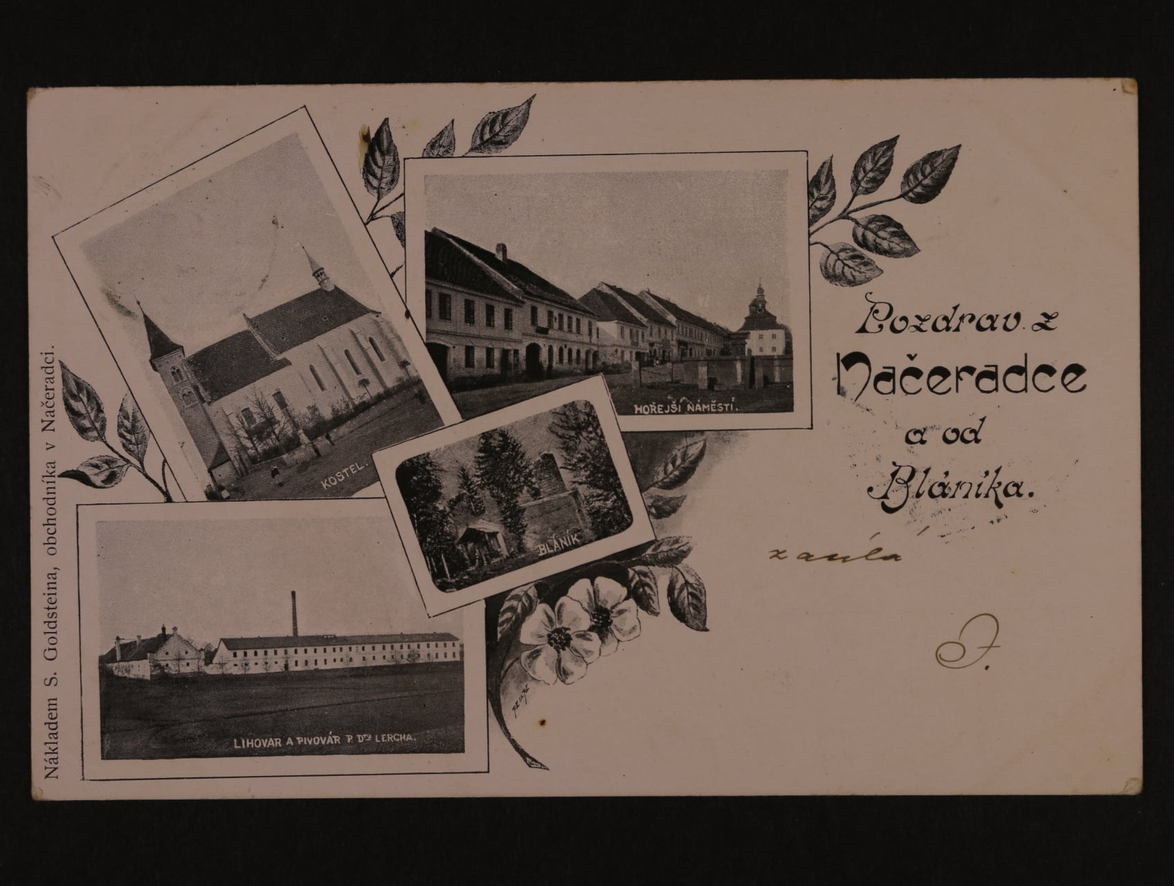 Načeradce okr. Benešov, prošlá 1903
