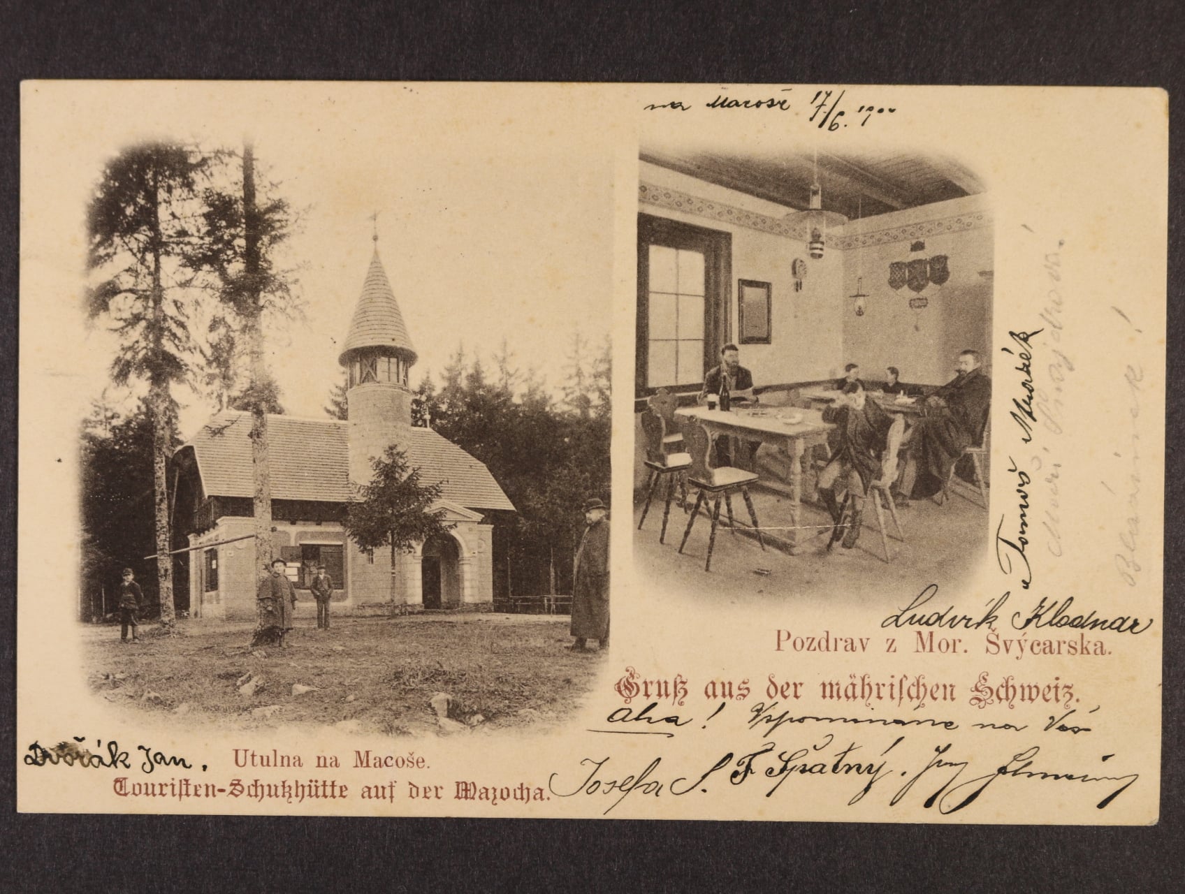 Macocha okr. Blansko, prošlá 1900