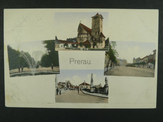 Přerov, bar. vícezáběrová pohl., prošlá