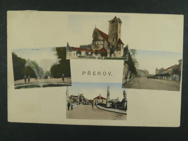 Přerov, bar. vícezáběrová pohl., prošlá