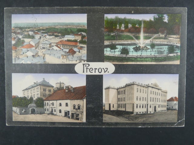 Přerov, bar. vícezáběrová pohl., prošlá