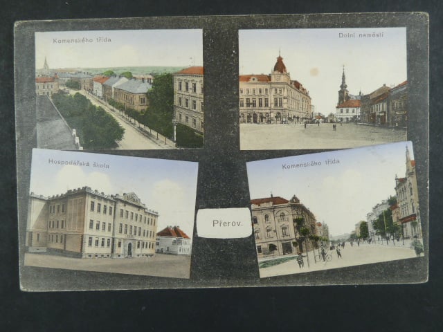 Přerov, bar. vícezáběrová pohl., prošlá