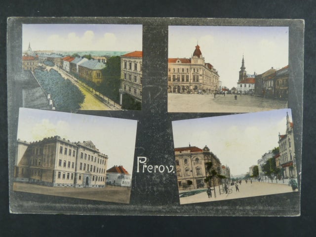 Přerov, bar. vícezáběrová pohl., prošlá