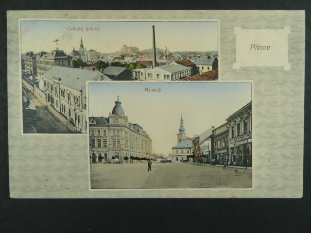 Přerov, bar. dvouáběrová pohl., prošlá