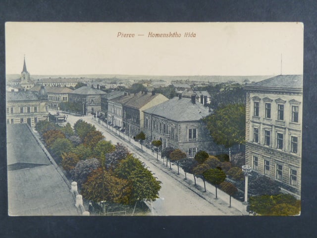Přerov, bar. pohl. Komenského třída, neprošlá