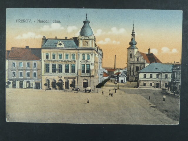 Přerov, bar. pohl. Národní dům, prošlá