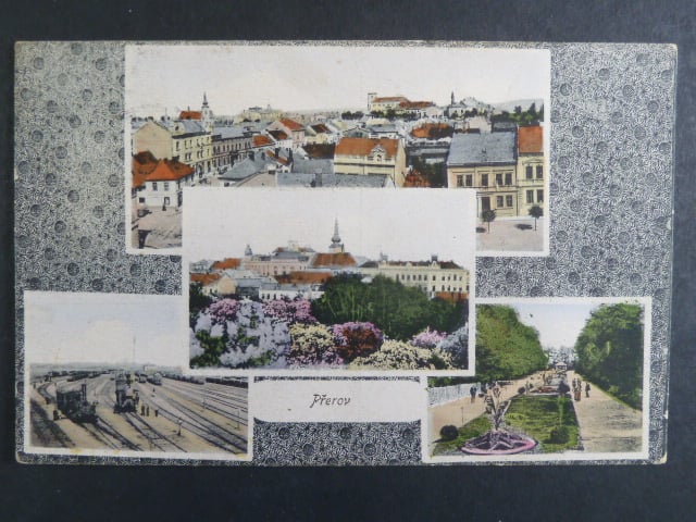 Přerov, bar. vícezáběrová pohl., prošlá