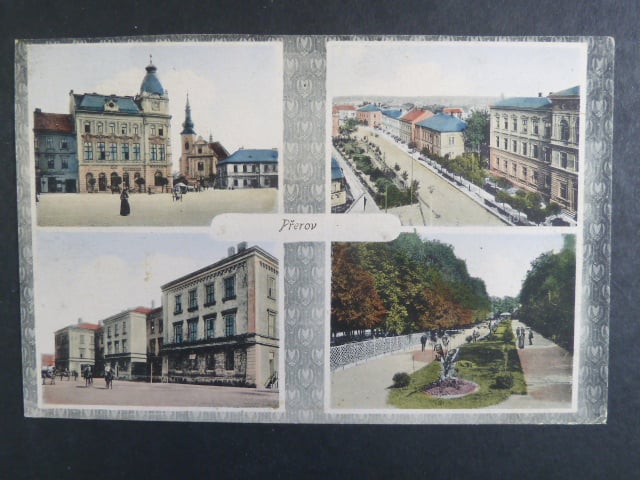 Přerov, bar. vícezáběrová pohl., prošlá