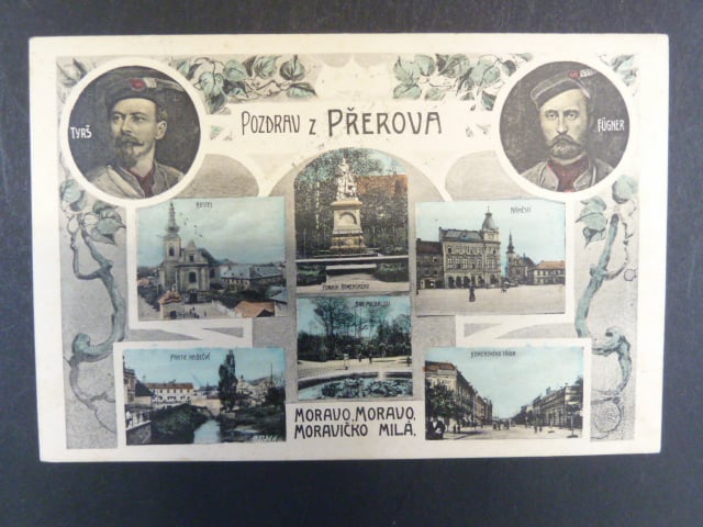 Přerov, bar. pohl. vícezáběrová, prošlá