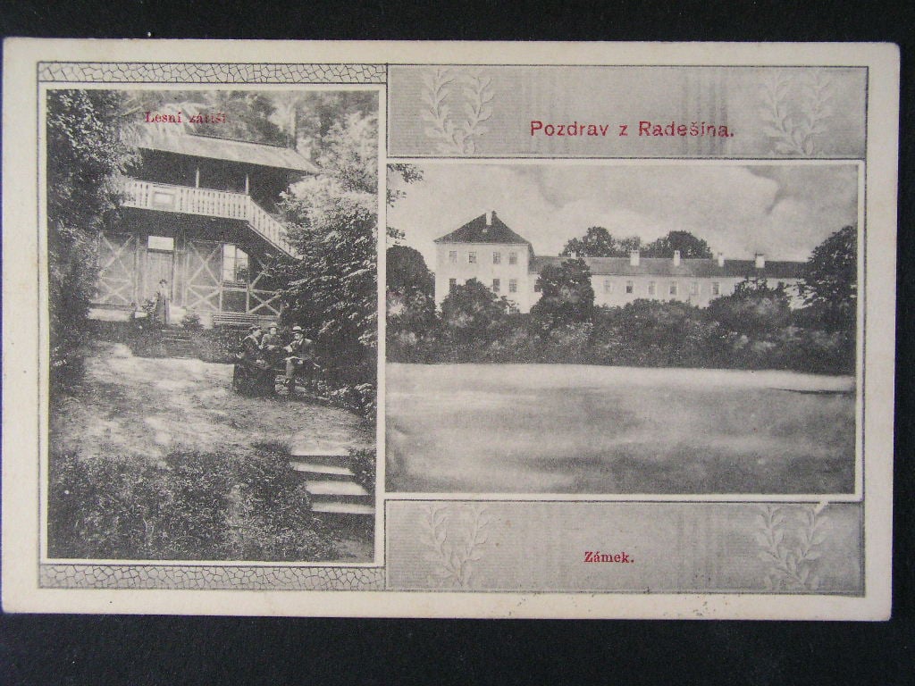 Radešín okr. Žďár nad Sázavou, prošlá 1912