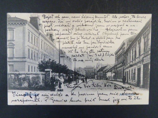 Přerov, čb. pohl. Palackého třída, prošlá